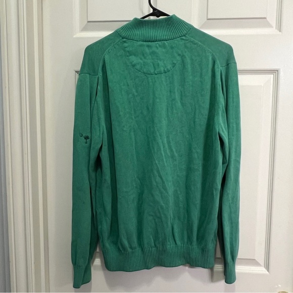 Alex Cannon Quarter zip Sweater Cotton Green 
Medium - Picture 6 of 6